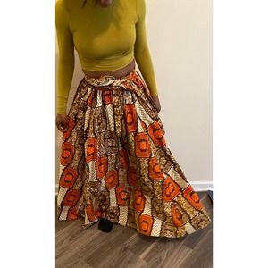 african fashion maxi skirt